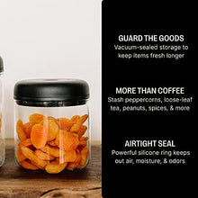 Load image into Gallery viewer, Fellow Atmos Vacuum Coffee Canister & Food Storage Container - Airtight Food Storage Containers - Coffee Containers - 0.7 Liter - Clear Glass