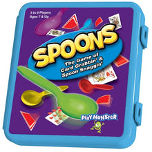 Load image into Gallery viewer, Spoons -- Classic Game Comes with Spoons Included and Case for Easy Carrying! -- Ages 7+ -- 3-6 Players