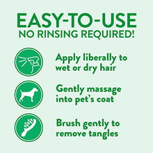 Load image into Gallery viewer, TropiClean Sweet Pea Tangle Remover Spray for Pets, 16oz - Made in USA - Dog Detangler and Dematting Spray - Naturally Derived Ingredients - No-Rinse Formula - Alcohol Free - Paraben Free - Dye Free