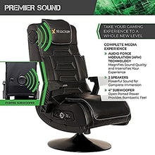 Load image into Gallery viewer, X Rocker, 5139601, Pro Series Pedestal 2.1 Video Gaming Chair, Black
