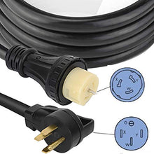 Load image into Gallery viewer, S7 50 Amp Generator Extension Cord, 13FT STW 6/3 + 8/1 Power Cord N14-50P & SS2-50R & CS6364 Twist Lock Connectors