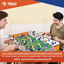 Load image into Gallery viewer, Rally and Roar Tabletop Foosball Mini Soccer Game, 2 Balls, 6 Player Rows, and Built In Scoreboard