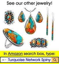 Load image into Gallery viewer, Turquoise Ring Sterling Silver 925 Genuine Gemstones Size 6 to 11 (Choose Color) (Turquoise, 8)