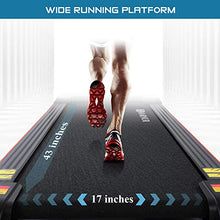 Load image into Gallery viewer, Treadmill Electric Motorized Running Machine with 2.5 HP Power 15 Preset Programs 17''Wide Tread Belt 8.5 MPH Max Speed for Home Use