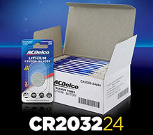 Load image into Gallery viewer, ACDelco CR2032 3V Lithium Coin Cell Battery, Watch and Electronics Button Batteries, 24-Count