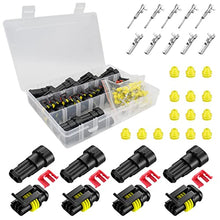 Load image into Gallery viewer, 20 Kits 2 Pin Wire Connector 16-22 AWG Automotive Electrical Connectors Groups 2 Pin Wire Plug Connector Replacement
