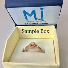 Load image into Gallery viewer, 0.75 Ct. Diamond Engagement Bridal Ring Set 14K Solid White Gold