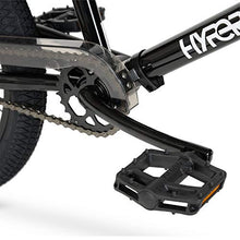 Load image into Gallery viewer, Experiment with Tricks Ride to Meet Up with Friends 20 inch Hyper Spinner Gloss Black with Red Accent BMX Bike