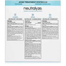 Load image into Gallery viewer, Neutralyze Moderate To Severe Acne Treatment Kit 2.0 | Maximum Strength Acne Treatment System Includes Face Wash, Clearing Serum, Synergyzer + Nitrogen Boost Skincare Technology (60 Day)