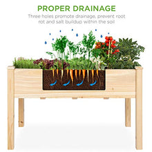 Load image into Gallery viewer, Best Choice Products 48x24x30in Raised Garden Bed, Elevated Wood Planter Box Stand for Backyard, Patio, Balcony w/Bed Liner, 200lb Capacity