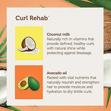 Load image into Gallery viewer, Curl Rehab Dry Hair/Damage Repair Treatment 2 in 1 Shampoo Conditioner (3 Pack), Enriched with Coconut Milk & Avocado, 16 Oz