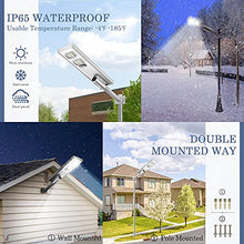 Load image into Gallery viewer, Solar Parking Lot Lights-10000LM LED Commercial Solar Street Light Dusk to Dawn with Radar Sensor and Remote Control, LOVUS, ST100-033
