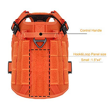 Load image into Gallery viewer, ICEFANG Tactical Dog Harness ,Medium Size, 2X Metal Buckle,Working Dog MOLLE Vest with Handle,No Pulling Front Leash Clip,Hook and Loop Panel