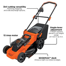 Load image into Gallery viewer, BLACK+DECKER Lawn Mower, Corded, 13-Amp, 20-Inch (MM2000)