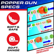 Load image into Gallery viewer, USA Toyz Astroshot Gemini Shooting Games for Kids - 2pk Soft Foam Ball Popper Toy Foam Blasters and Guns, 2-Player Toy Guns Set with Standing Shooting Target and 24 Soft Foam Balls