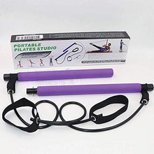 Load image into Gallery viewer, PLEASION Pilates Bar Kit with Resistance Bands, Full Body Exercise Workout Equipment for Home & Gym, Pilates Stick Fitness Bar
