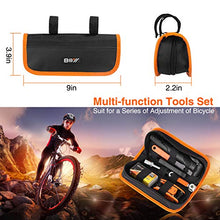 Load image into Gallery viewer, Bicycle Repair Bag & Bicycle Tire Pump, Home Bike Tool Portable Patches Fixes, Fixe, Inflator, Maintenance For Camping Travel Essentials Tool Bag Bike Repair Tool Kit Safety Emergency All In One Tool