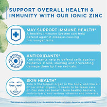 Load image into Gallery viewer, Zinc Supplements for Immune Support | Ionic Zinc for Kids & Adults | Liquid Zinc Supplement |40 Day Supply | Zinc Sulfate | Skin Care Supplement | Vegan | Non-GMO | Gluten Free | 40 Servings