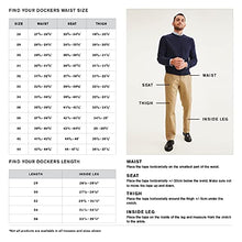 Load image into Gallery viewer, DOCKERS Men's Classic Fit Signature Khaki Lux Cotton Stretch Pants-Pleated (Regular and Big & Tall), Dark Pebble, 42W x 30L