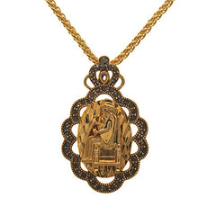 Load image into Gallery viewer, Gold Pt Persian King Darius Dariush The Great Necklace Chain (24" Chain)