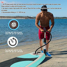 Load image into Gallery viewer, Kicode Inflatable Paddle Board for Adults (6 Inches Thick) Premium Stand Up SUP Accessories & Carry Bag, Waterproof Bag, Non-Slip Deck, Leash, Pump, Waterproof Phone Pouch, Green & Gray