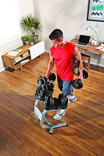 Load image into Gallery viewer, Bowflex SelectTech 552 - Two Adjustable Dumbbells Black, Red, Grey. Version 2, Medium