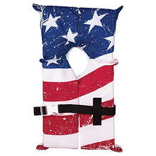 Load image into Gallery viewer, AIRHEAD Youth Type II Keyhole Life Vest Stars & Stripes