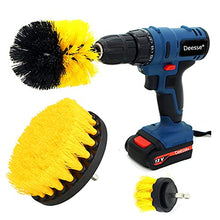 Load image into Gallery viewer, Electric Drill Brush Accessories,Deesse Kitchen Cleaning Brush, Power Scrubber Cleaning Brush Attachment Set All Purpose Drill Scrub Brushes Kit for Grout, Floor, Tub, Shower, Tile, Car,Oil, Carpet