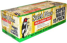 Load image into Gallery viewer, St. Albans Bay Suet Plus Bird Suet Variety Packs | 11 oz. Bird Suet Cakes | (High Energy, 15 Pack)