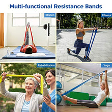 Load image into Gallery viewer, OMERIL Resistance Bands Set, 3 Pack Latex Exercise Bands with 3 Resistance Levels, Skin-Friendly Elastic Bands with Carrying Pouch for Home Workout, Strength Training, Physical Therapy, Yoga, Pilates