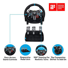 Load image into Gallery viewer, Logitech G Dual-Motor Feedback Driving Force G29 Gaming Racing Wheel with Responsive Pedals for PlayStation 5, PlayStation 4 and PlayStation 3 - Black