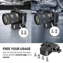 Load image into Gallery viewer, SMALLRIG Camera Base Plate with Rod Rail Clamp for Sony A6500 A6600, for Panasonic GH5, Sony A7 Series, etc, Both for Cameras & Cages -1674