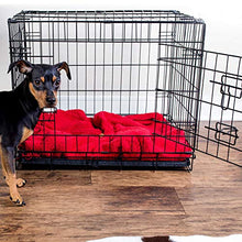 Load image into Gallery viewer, Dog Crates for Small Dogs - Dog Crate 24" Pet Cage Double-Door Best for Puppy & Kitten Pets - Wire Metal Kennel Cages with Divider Panel & Tray - In-door Foldable & Portable for Animal Out-Door Travel