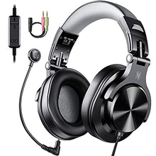 Load image into Gallery viewer, OneOdio Computer Headsets with Microphone -PC Headphones with Boom Mic for Gaming Wired Over Ear Headset with in-Line Control Volume Mute for Mac Laptop Office Zoom Conference