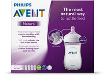 Load image into Gallery viewer, Philips Avent Natural Baby Bottle, Clear, 9oz, 4pk, SCF013/47