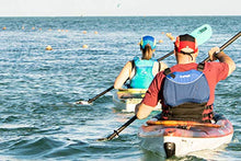 Load image into Gallery viewer, Pelican Symbiosa Kayak Paddle | Adjustable Fiberglass Shaft with Nylon Blades | Lightweight, | Perfect for Kayaking (Light Teal, from 90.5 in - 230 cm to 94.5 in - 240 cm)