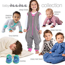 Load image into Gallery viewer, baby deedee Sleep Nest Sleeping Sack, Warm Baby Sleeping Bag fits Toddler and Infants, Gray Lagoon, Large (18-36 Month)