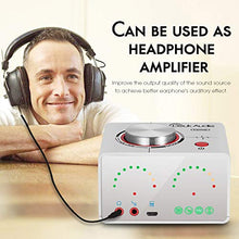 Load image into Gallery viewer, Bluetooth 5.0 Power Amplifier 2 Channel Stereo Mini Hi-Fi Integrated Amp 2.0 Wireless Audio Receiver for Home Speakers Headphone 50W x 2 with USB (Nobsound Tone, Silver)