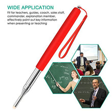 Load image into Gallery viewer, Alcoon 3 Pack Telescopic Teachers Pointer Retractable Handheld Presenter Extendable Classroom Whiteboard Pointer with Lanyard for Teachers, Coach, Presenter, Extends to 39 Inch (Black, Red, Blue)