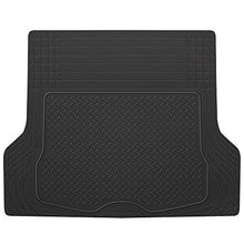 Load image into Gallery viewer, BDK-MT-785 Heavy Duty Cargo Liner Floor Mat-All Weather Trunk Protection, Trimmable to Fit & Durable HD Rubber Protection for Car SUV Sedan Auto - Black