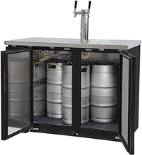 Load image into Gallery viewer, Kegco Kegerator Commercial Grade Two Keg Beer Dispenser - Dual Faucet