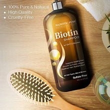 Load image into Gallery viewer, Majestic Pure Biotin Shampoo for Hair Growth - Volumizing Shampoo for Hair Loss - with DHT-3 Blocker - Hydrating & Nourishing - Sulfate Free, for Men & Women - Thin Hair Shampoo - 16 fl oz