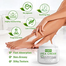 Load image into Gallery viewer, Urea 42% Foot Cream, Foot Repair Cream with Useful Callus Remover Tool for Dry Cracked Heels and Rough, Calloused Feet, Urea Moisturizing Cream for Men and Women 3.5oz