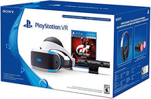 Load image into Gallery viewer, Playstation VR & Gran Turismo Sport Bundle | Advanced VR Display | 3D Audio Technology | 5.7" OLED 1080p Display | HDMI | USB (Renewed)