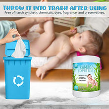 Load image into Gallery viewer, Bamboo Diaper Liners - Fragrance Free Cloth Diaper Liners - Disposable Flushable Bamboo Diaper Liners 400 Sheets for Cloth Diaper Nappy - (4 Pack) Gentle and Soft, Chlorine and Dye-Free