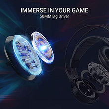 Load image into Gallery viewer, ABKONCORE B780 Gaming Headset with Dynamic Sensory, PS4 Headset with 7.1 Surround Sound, Bass Vibration. USB Headset with Air Permeable Earmuffs, Noise Canceling Mic, RGB Light for PC, Laptop, Mac