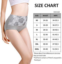 Load image into Gallery viewer, YOULEHE Women's Cotton Underwear Briefs High Waist Full Coverage Soft Breathable Panties (8 Pack-H002, Medium)