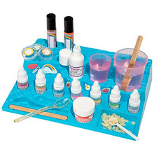 Load image into Gallery viewer, Thames & Kosmos Yummy Rainbow Lip Balm Lab STEM Kit | Make Lip Balms & Glosses in a Rainbow of Colors | Includes Strawberry, Grape, Banana Flavors & Cosmetic Jars | Chemistry & Biology of Skin Care