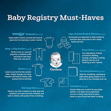 Load image into Gallery viewer, GERBER Baby 8 Pack Short-Sleeve Onesies Bodysuits, White Organic, 3-6 Months