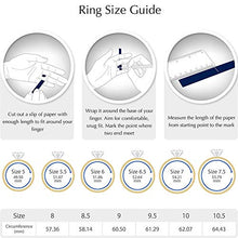 Load image into Gallery viewer, White Gold 9K Eight Square Peridot Half-Eternity Anniversary Ring Size 5, 5.25, 6, 6.5, 6.75, and 7.5 Contemporary Design For Women August Birthstone Promise Band